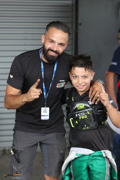 Karting pour papa y Zyed Dieudonne