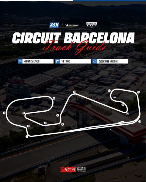 Michelin 24H BARCELONA 2026 Circuit de Barcelona-Catalunya Afbeelding Creventic 25