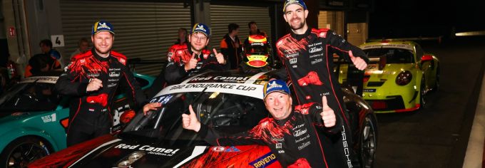 Michelin 992 Endurance Cup Spa-Francorchamps bron nico mombaerts 993 creventic winnaars #9 Red Camel-Jordans.nl Fabian Danz, Rik Breukers, Luc Breukers en Ivo Breukers
