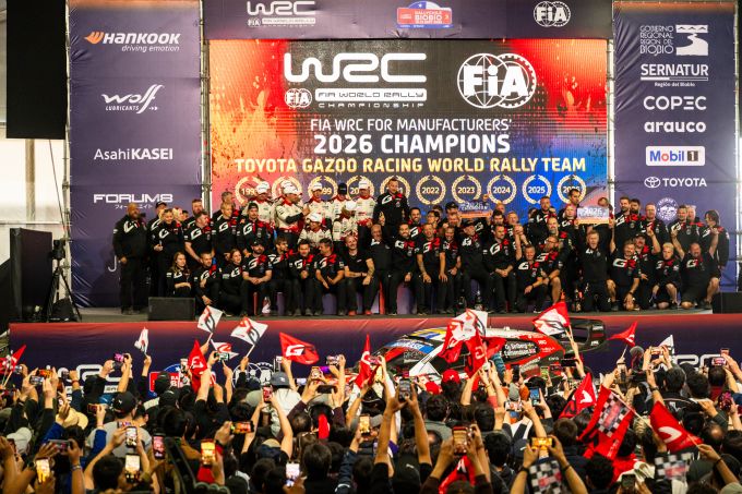 FIA WRC Rally Chile Bio Bio 2026 Toyota zesde keer WRC-wereldkampioen