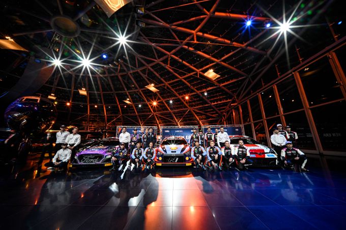FIA World Rally Championship (WRC) drivers podium