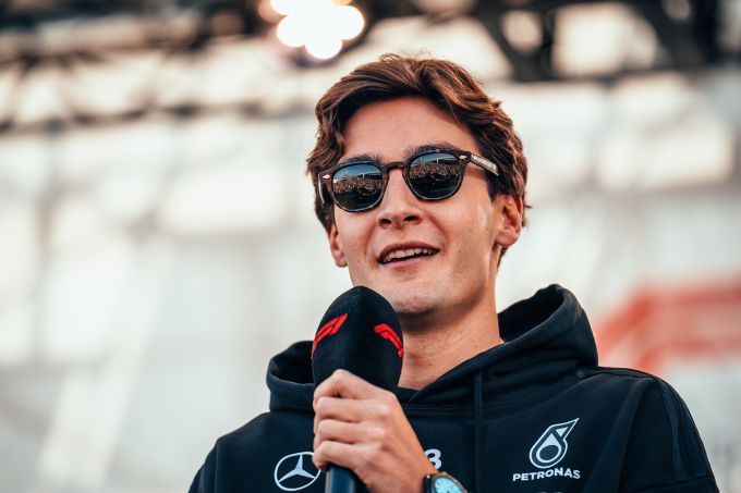 George Russell tevreden met tweede plaats in sprint kwalificatie: "De oude upgrade is zeker niet slecht"