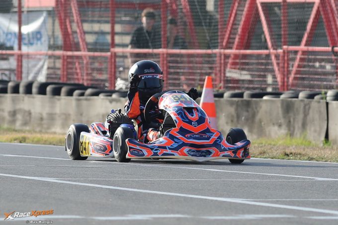 Felix Bouwhuis vecht zich naar eerste podium van 2026 #Mini podium #karting