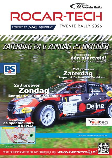 Rocar-Tech Twente Rally 2026 poster